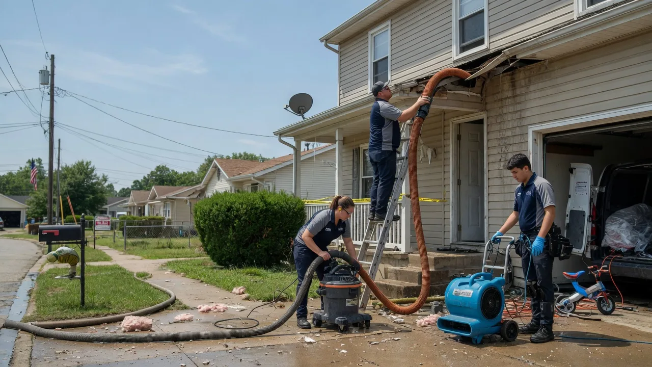 Water Damage Restoration in Lincoln, IL near me